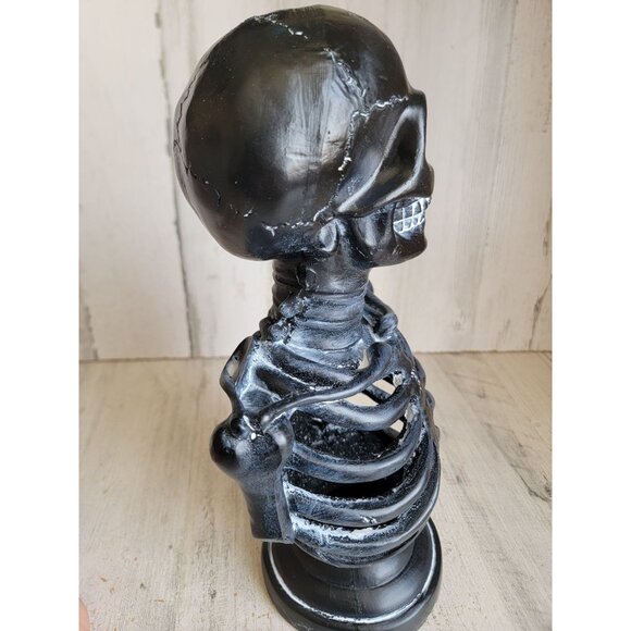 Black skeleton parcel multicolored light up Halloween unique prop decor - Picture 6 of 10